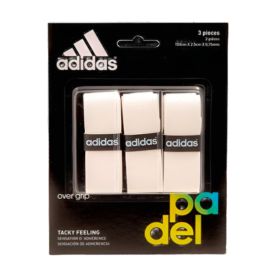 Adidas Overgrip Perforated (Pack x 3) Tacky Feeling (White)