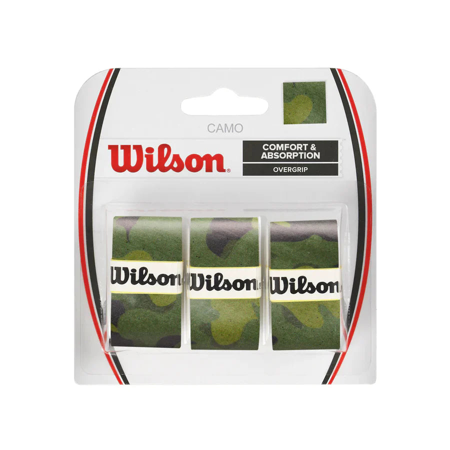 WILSON CAMO OVERGRIP (3 PACK) green