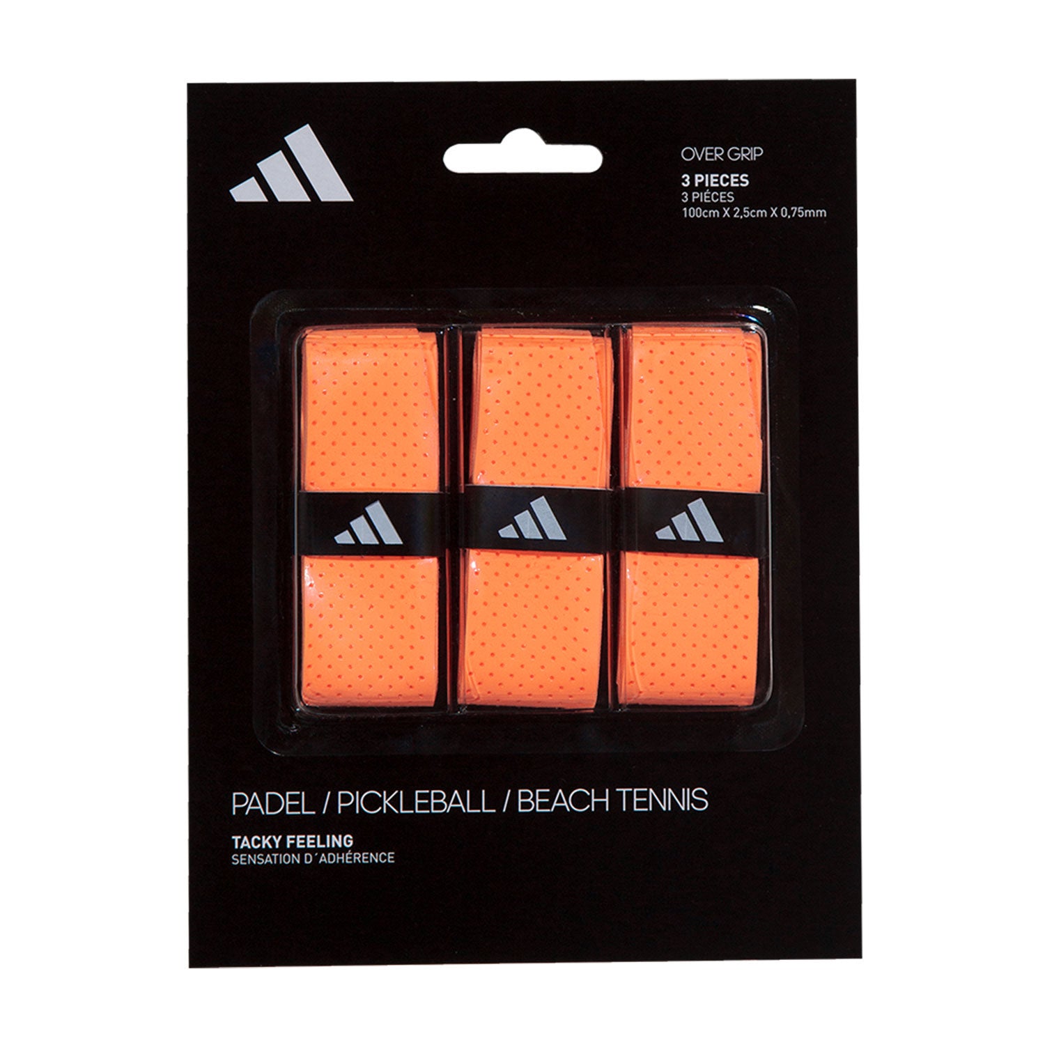 Adidas Overgrip Perforated (Pack x 3) Tacky Feeling (Orange)