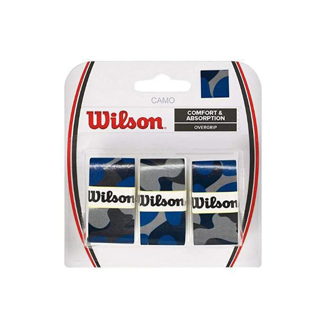 WILSON CAMO OVERGRIP (3 PACK) Blue