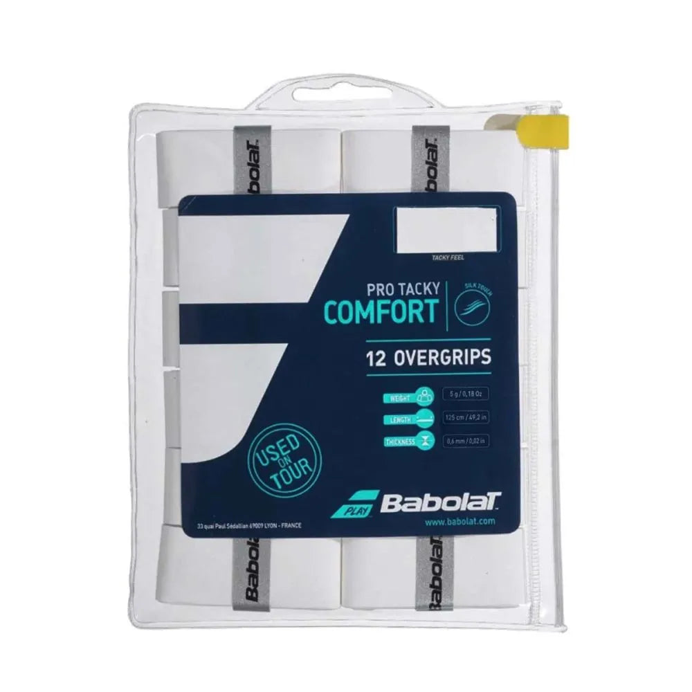 Babolat Pro Tacky Single overgrip (white)