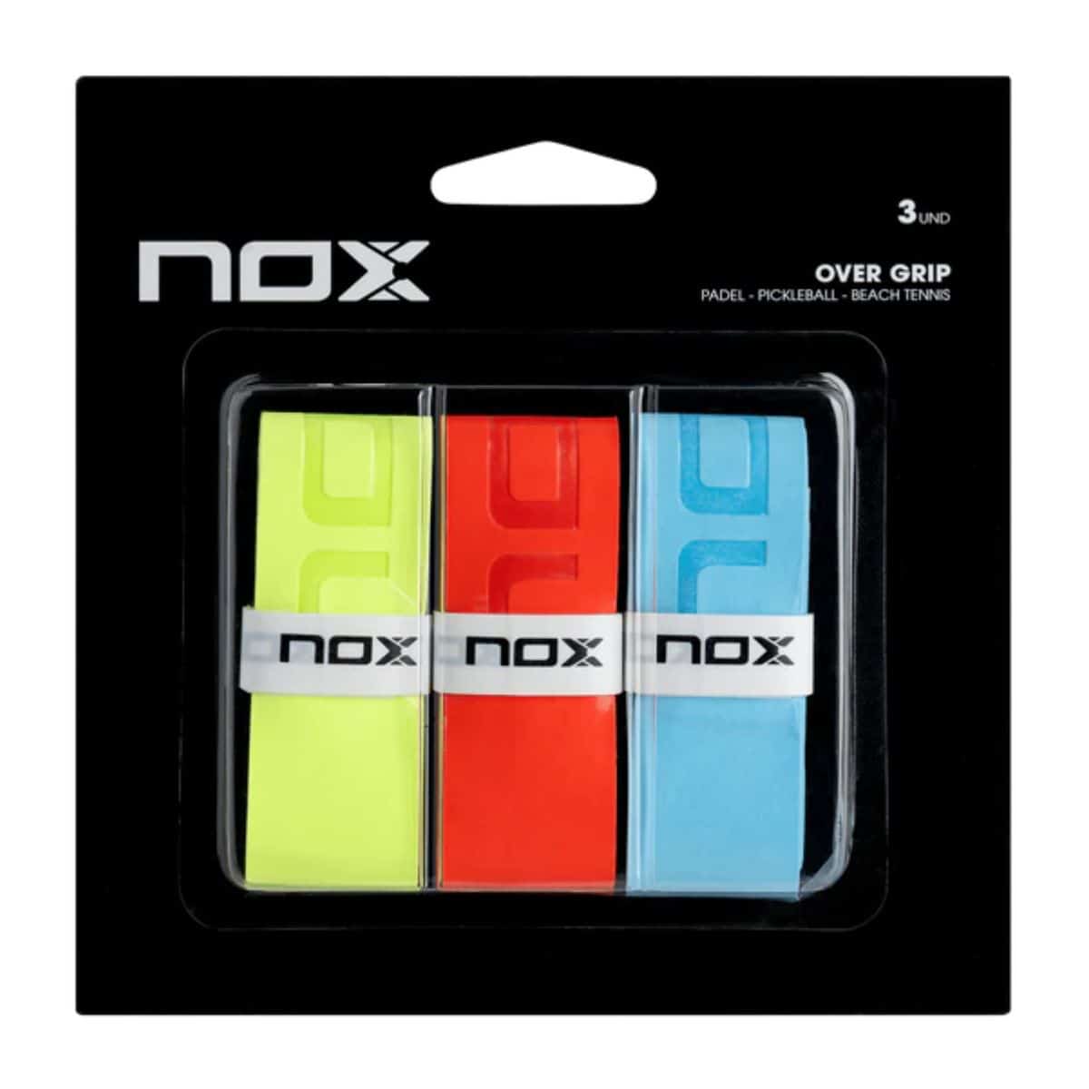 NOX Multicolor Blister Overgrips x3