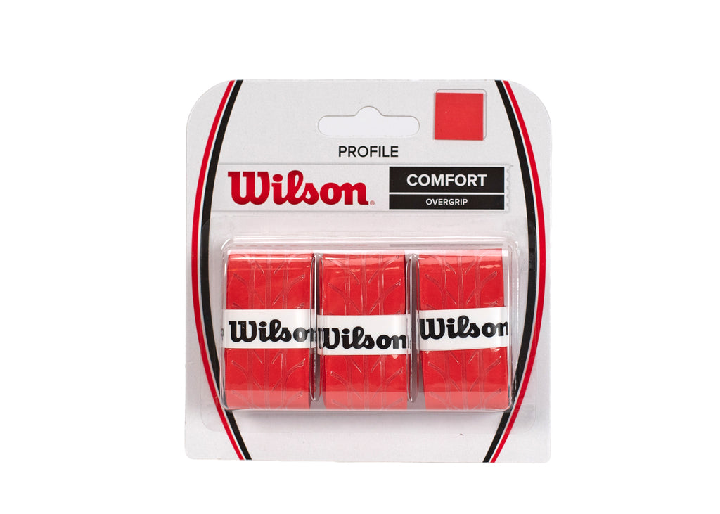 WILSON OVERGRIP PROFILE X3 RED
