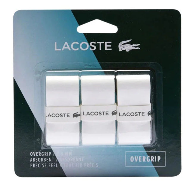 LACOSTE OVERGRIP WHITE, 1pc