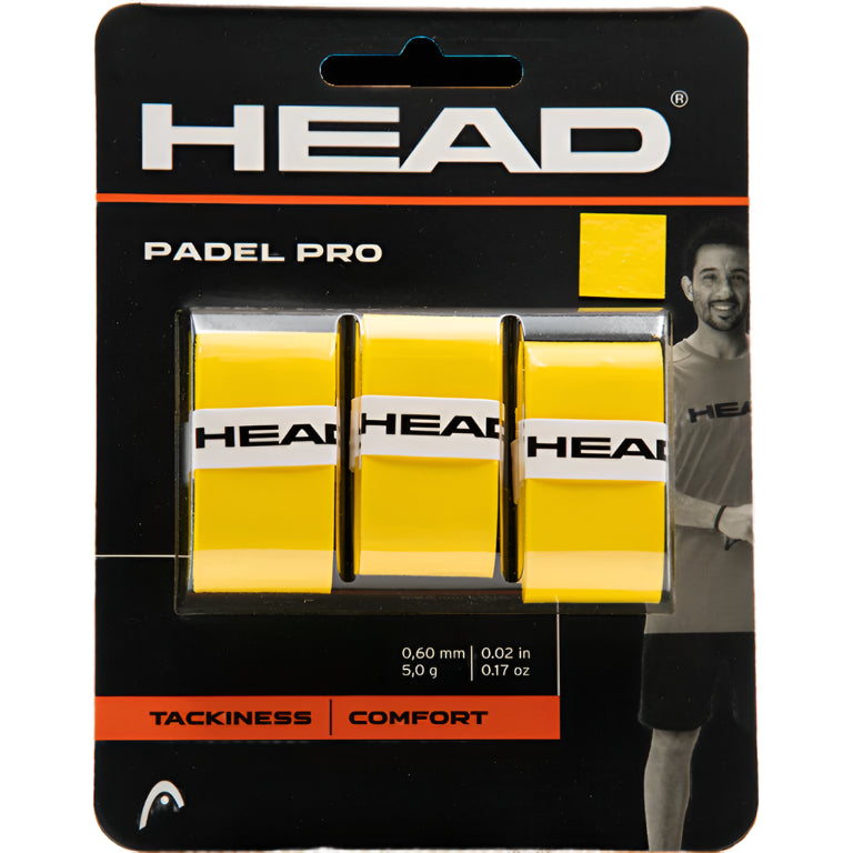 Head Overgrip Padel Pro (Pack x 3)  YELLOW