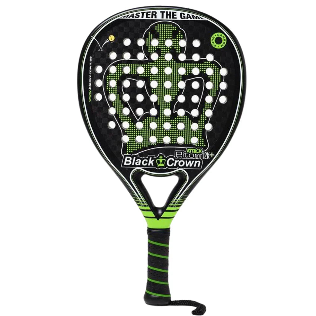 BLACK CROWN PADEL RACKET PITON ATTACK 12K 2022